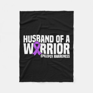 Cobertor De Velo Marido De Um Guerreiro Roxo Epilepsia Awaren
