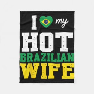 Cobertor De Velo Marido Eu Amo Minha Quente Esposa Brasileira Dia d