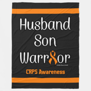 Cobertor De Velo Marido Filho Guerreiro...CRPS Fleece Blanket