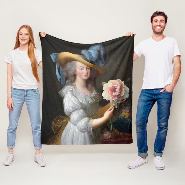 Cobertor De Velo Marie Antoinette com uma peônia rosa (In Situ)