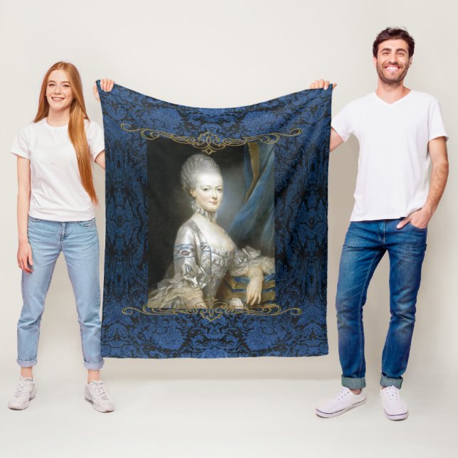 Cobertor De Velo Marie Antoinette Fleece Blanket (In Situ)
