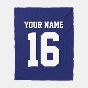 Cobertor De Velo Marinho Blue Sports Jersey Team