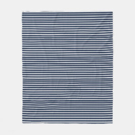 Cobertor De Velo Marinho Blue Stripe Beach House