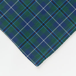 Cobertor De Velo Marinho da Família Douglas Blue Modern Clan Tartan