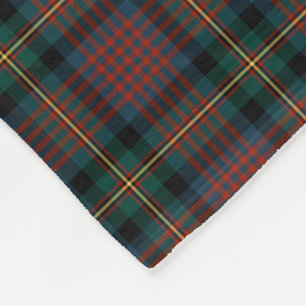 Cobertor De Velo Marinho MacLennan Blue e Red Tartan