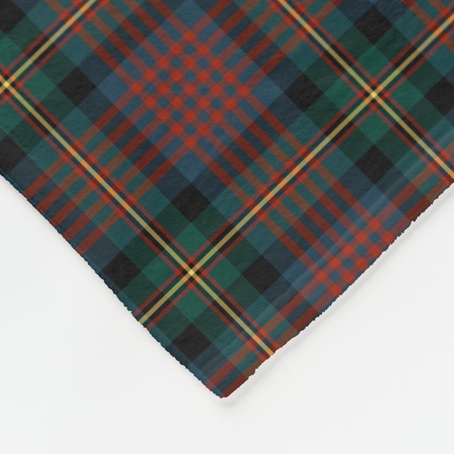 Cobertor De Velo Marinho MacLennan Blue e Red Tartan (Quina)