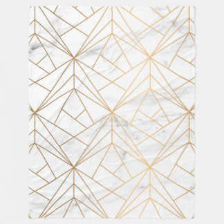 Cobertor De Velo Mármore, geometria e ouro