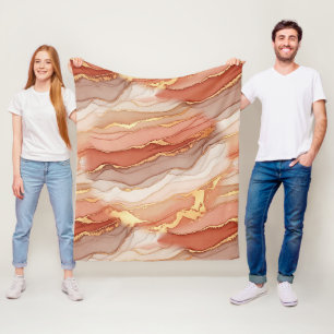 Cobertor De Velo Mármore Siena com Veias Douradas Luxo Artístico