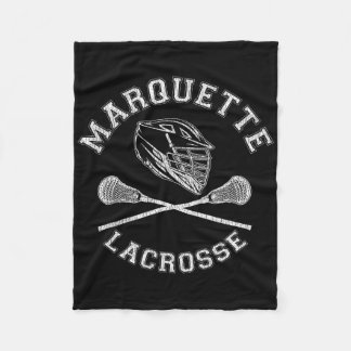 Cobertor De Velo Marquette Lacrosse Vintage - Lâx retrô desapontado