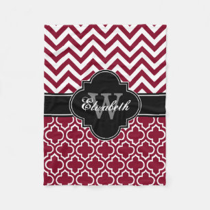 Cobertor De Velo Marroquino preto branco #6 LG Chevron 1INQR de