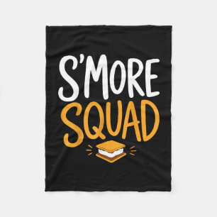 Cobertor De Velo Marshmallow fogueira camping s'mores