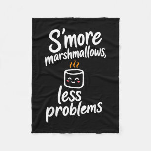 Cobertor De Velo Marshmallows para S'more
