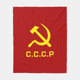 Cobertor De Velo Martelo e foice de CCCP