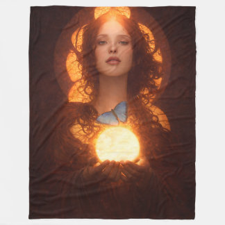 Cobertor De Velo Mary Magdalene Fleece Blanket
