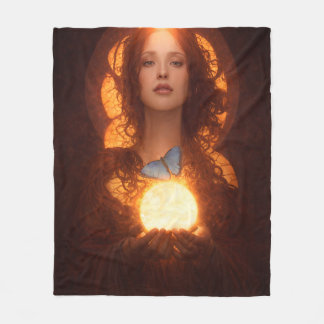 Cobertor De Velo Mary Magdalene Fleece Blanket