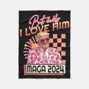 Cobertor De Velo Mas Pai Eu O Amo Mega 2024 Donald Trump Back 4