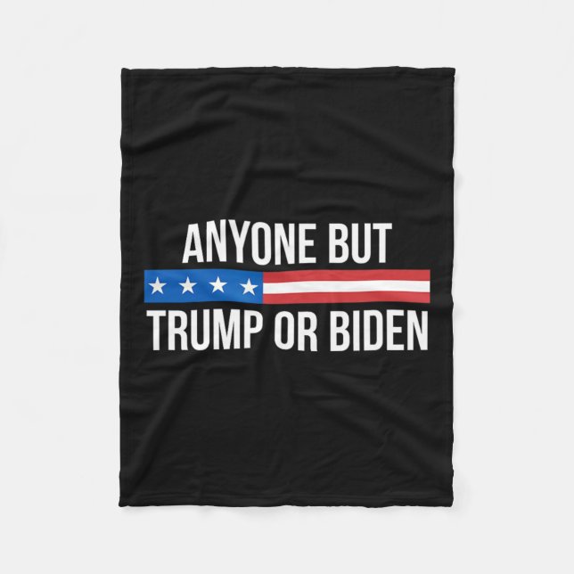 Cobertor De Velo Mas Trump Ou Biden - (Frente)