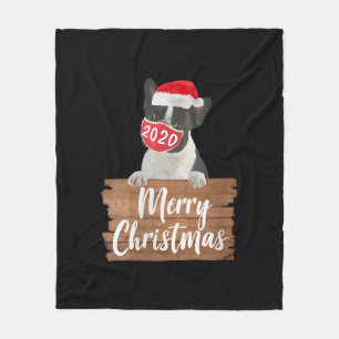 Cobertor De Velo Máscara de cachorro de Natal feminino com present