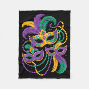 Cobertor De Velo Máscara de Mascarada de Mardi Gras Contas de Pena