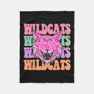 Cobertor De Velo Mascote da Escola Wildcats