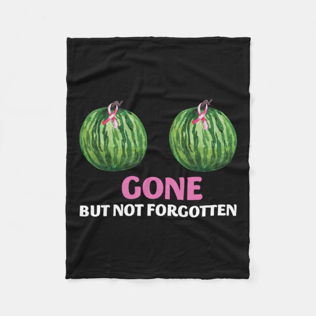 Cobertor De Velo Mastectomia sobrevivente de câncer foi embora, mas (Frente)