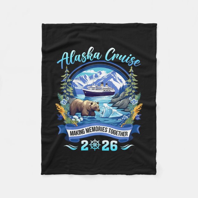 Cobertor De Velo Matching Family Friends And Group Alaskan Alaska C (Frente)