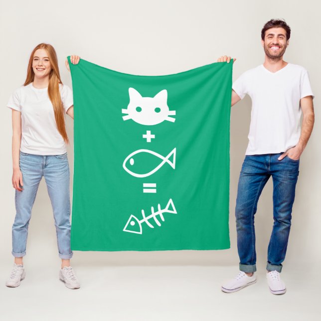 Cobertor De Velo Matemática de gatos (In Situ)