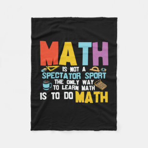 Cobertor De Velo Matemática De Professores De Matemática Não É 