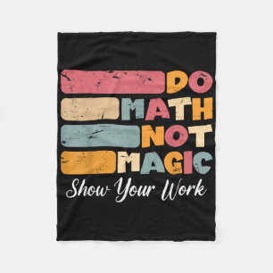 Cobertor De Velo Matemática Não Magia Engraçada Professora De Matem