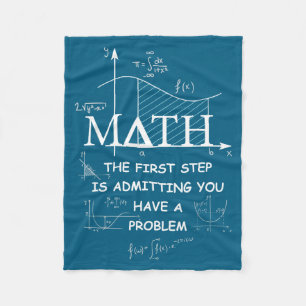 Cobertor De Velo Matemática O Primeiro Passo É Admitir Que Você Tem