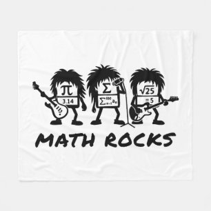 Cobertor De Velo Matemática Rochas Humor de Banda de Rock Acadêmico