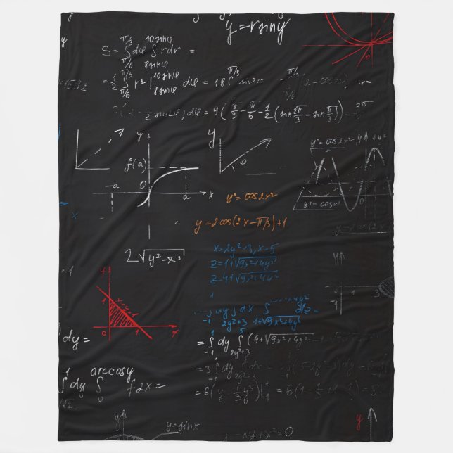 Cobertor De Velo Math Blanket (Frente)
