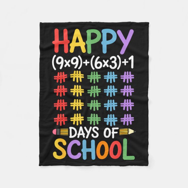 Cobertor De Velo Math Formula 100 Days Of School Funny Math Teacher (Frente)