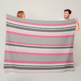 Cobertor De Velo Matizes riscados de rosa e Cinzas