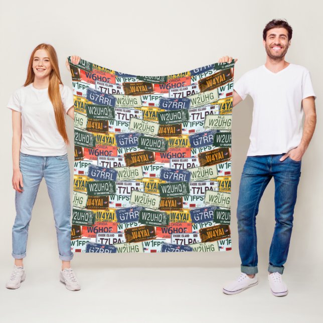 Cobertor De Velo Matrículas Assorted do carro (In Situ)