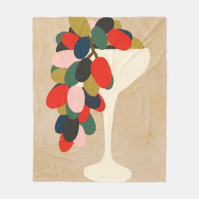 Cobertor De Velo Matriz de Uvas (Frente)