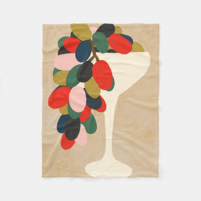 Cobertor De Velo Matriz de Uvas (Frente)