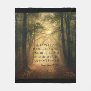 Cobertor De Velo Matthew 17:20