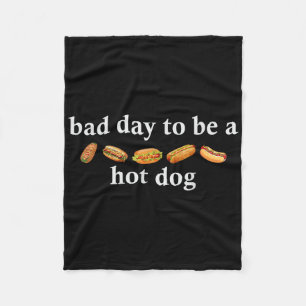 Cobertor De Velo Mau Dia Para Ser Um Cachorro-Quente Camisa Engraça