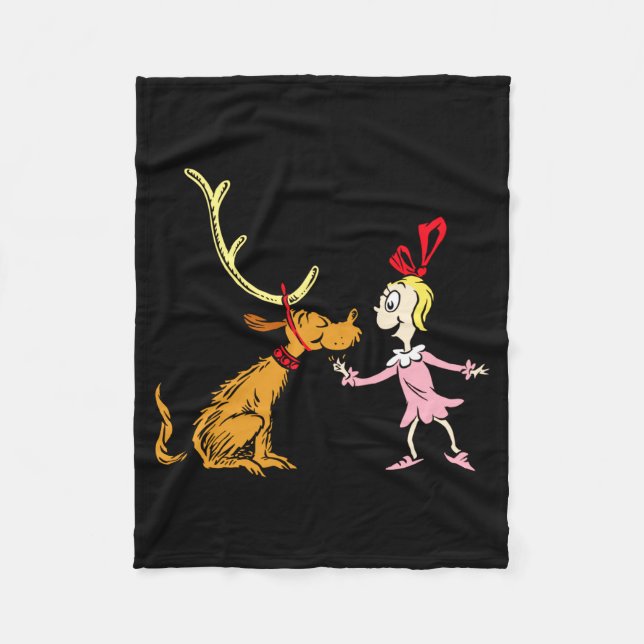 Cobertor De Velo Max Cindy Lou Who  (Frente)