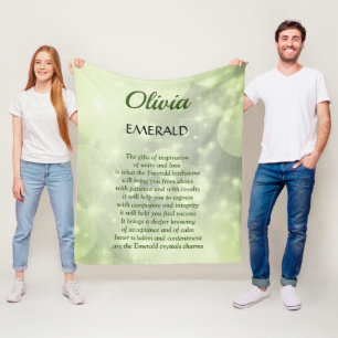 Cobertor De Velo May Birthstone Emerald design