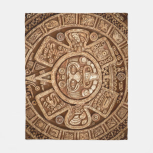 Cobertor De Velo Maya Tribal Pagan: Textura Ornamental