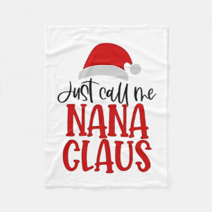 Cobertor De Velo Me Chame de Nana Claus Mãe de Natal