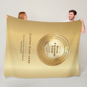 Cobertor De Velo Medalha de Ouro Realista 3D Personalizável e Premi