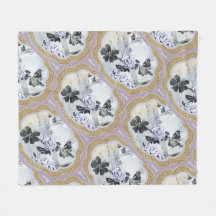 Medalhões Florais abstrato