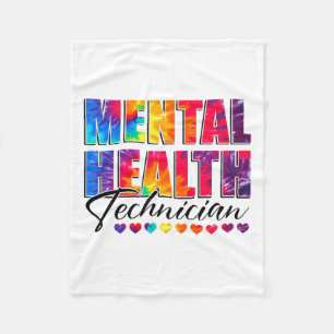 Cobertor De Velo Médica de Saúde Dia de Apreciação Tie Dye Mulheres