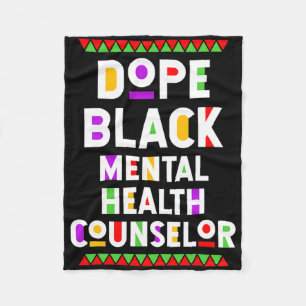 Cobertor De Velo Medicina Negra Conselheiro de Saúde Mental América