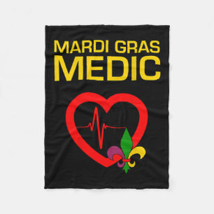 Cobertor De Velo Médico de Mardi Gras