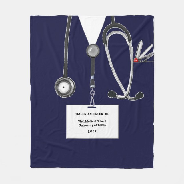Cobertor De Velo Médico Fleece Blanket (Frente)