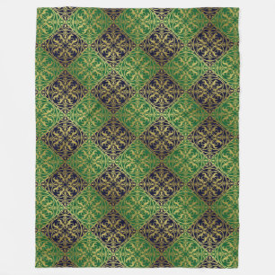 Cobertor De Velo Medieval Renaisance Herald Lion Leopard Metálico